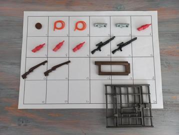 Playmobil Losse Onderdelen - Lasso, Geweer, Dynamiet, Tralie beschikbaar voor biedingen