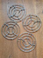 Rvs Pannenonderzetters - Set van 4, Huis en Inrichting, Woonaccessoires | Onderzetters, Ophalen of Verzenden