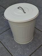 Metalen opbergton, Ophalen of Verzenden, Zo goed als nieuw, Metaal, Minder dan 50 cm
