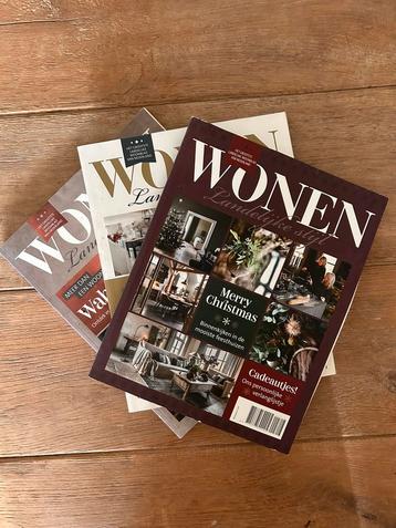 3 tijdschriften Wonen landelijke stijl beschikbaar voor biedingen
