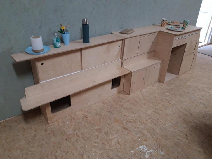 Volkswagen Transporter T5 en T6 meubel cq keuken lengte 2, Caravans en Kamperen, Camper-accessoires, Zo goed als nieuw, Ophalen