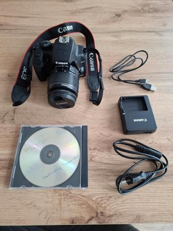 Canon 1000D + oplader en dergelijke. beschikbaar voor biedingen