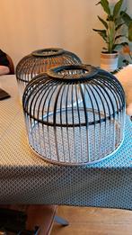 Lampen kappen lampenkappen 2 stuks Kwantum wit groen, Huis en Inrichting, Lampen | Lampenkappen, Gebruikt, 25 tot 50 cm, Rond