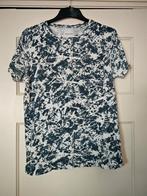 Donkerblauw-wit shirt Clayton, maat M, Maat 48/50 (M), Wit, Ophalen of Verzenden, Gedragen