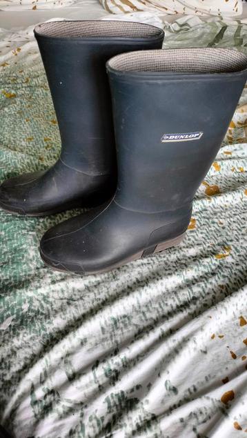 Donkerblauwe Dunlop regenlaarzen, maat 32 beschikbaar voor biedingen