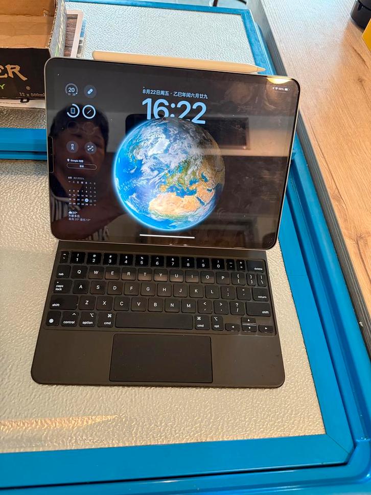 Maygic keyboard voor ipad pro 11” & ipsd air, Computers en Software, Apple iPads, Zo goed als nieuw, Apple iPad, 11 inch, 64 GB