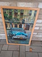 Schilderij Cuba Oldtimer, Antiek en Kunst, Kunst | Schilderijen | Klassiek, Ophalen