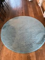 Rond vloerkleed blauw/groen 160, Huis en Inrichting, Ophalen, Gebruikt, Rond, 200 cm of meer