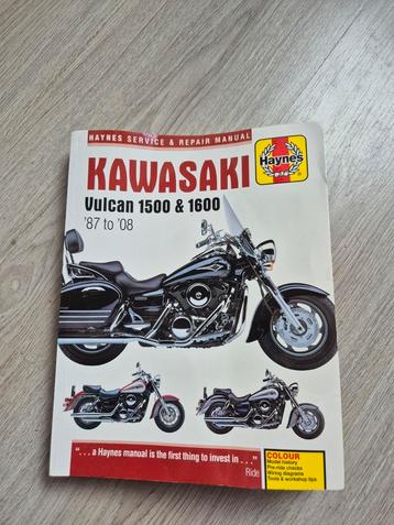 Kawasaki Vulcan vn1500 Haynes werkboek beschikbaar voor biedingen