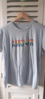 Grijs t shirt met print, Ophalen of Verzenden, Zo goed als nieuw, Grijs