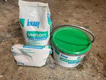 Groene Gipsplaat Vuller & Finisher - Knauf Uniflott beschikbaar voor biedingen