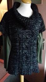 Trui, col, korte mouw zwart/groen M. + shirt L. samen 10,00, Ophalen of Verzenden, Gedragen, Maat 38/40 (M), Overige kleuren