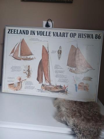 HISWA 86 Zeeland in volle vaart poster beschikbaar voor biedingen