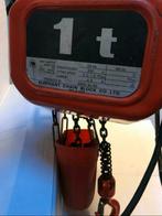 Rema 1 ton kettingtakel 400v, Doe-het-zelf en Verbouw, Lieren en Takels, Ophalen, Gebruikt