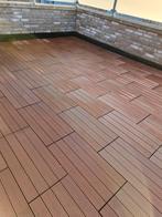 20m2 KONSTA Tuintegels kliksysteem WPC bruin 30x60, Ophalen of Verzenden, Gebruikt, Composiet