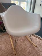 Schommelstoel kuip, Huis en Inrichting, Stoelen, Ophalen, Zo goed als nieuw, Wit, Eén