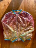 Kinderjas pailleten Billie Blush (mt 138), Ophalen of Verzenden, Zo goed als nieuw, Meisje, Jas