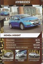 Kw2708 autokaartje honda insight, Ophalen of Verzenden, Zo goed als nieuw