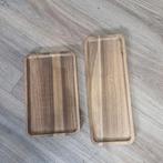 2 houten serveerplankjes Xenos, Schaal, Ophalen of Verzenden, Zo goed als nieuw, Rechthoekig