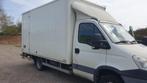 Iveco 40C13 meubelbak met laadklep, Voorwielaandrijving, Euro 5, Stof, Wit