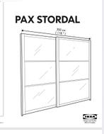 Gratis mooie Ikea Pax Stordal kast, Huis en Inrichting, Strak, Gebruikt, 200 cm of meer, Glas