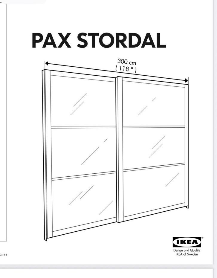Gratis mooie Ikea Pax Stordal kast, Huis en Inrichting, Kasten | Kledingkasten, Gebruikt, 200 cm of meer, 200 cm of meer, 50 tot 75 cm