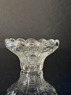 Kristal kaarsenhouder Ø10 cm - hoog. 5 cm, Antiek en Kunst, Antiek | Glas en Kristal, Ophalen of Verzenden
