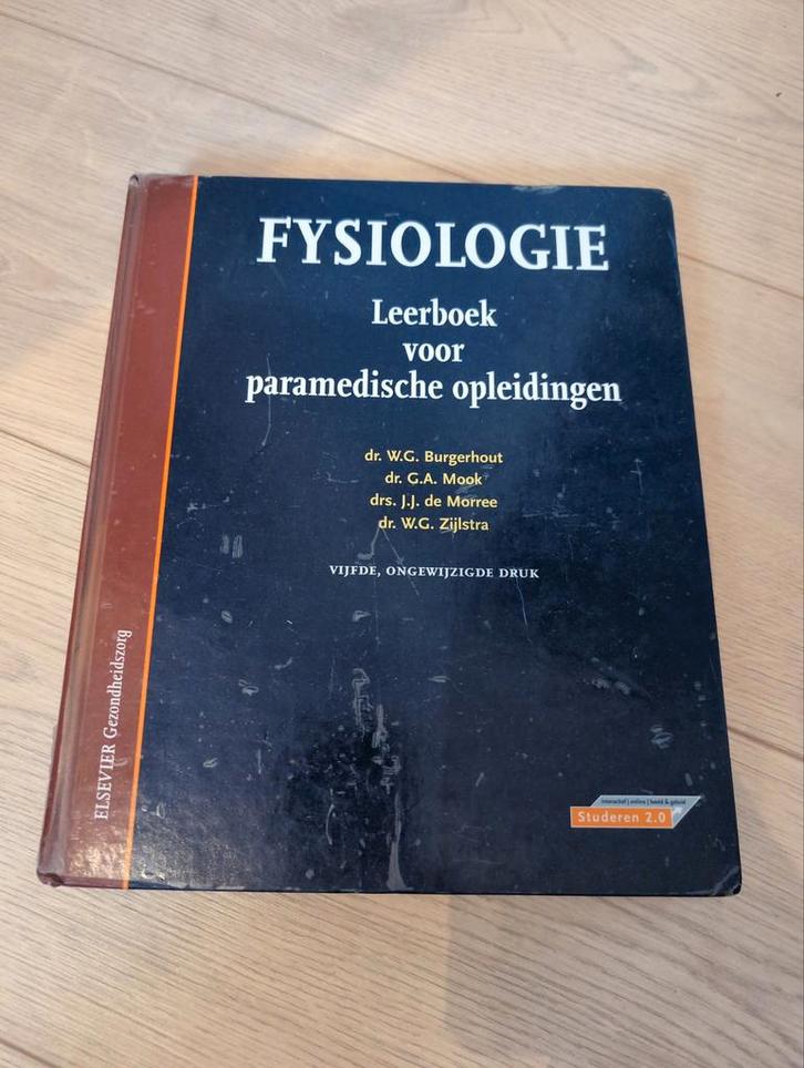Fysiologie - Leerboek paramedische opleidingen.  Geplastific, Boeken, Studieboeken en Cursussen, Gelezen, HBO, Beta, Ophalen of Verzenden