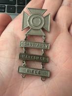 WO2 Amerikaans Marksmanship badge 3 bars sniper medaille, Verzamelen, Militaria | Tweede Wereldoorlog, Amerika, Verzenden, Embleem of Badge