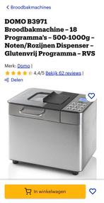 Broodbakmachine Domo als nieuw, Witgoed en Apparatuur, Broodbakmachines, Ophalen, Zo goed als nieuw