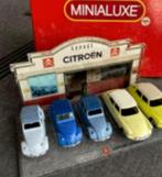 Citroen Garage set DS & 2CV 1/43 MINIALUXE LIM.EDITION 7/10