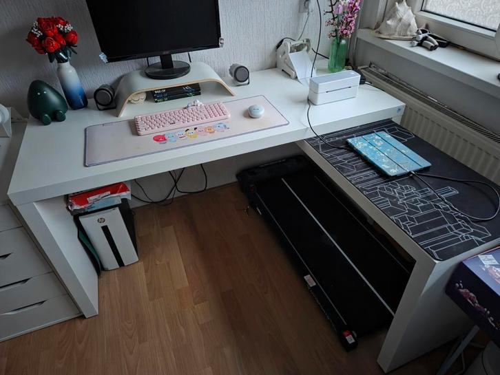 Ikea Malm Bureau - Gebruikt, Goede Conditie, Huis en Inrichting, Bureaus, Gebruikt, Bureau, Ophalen