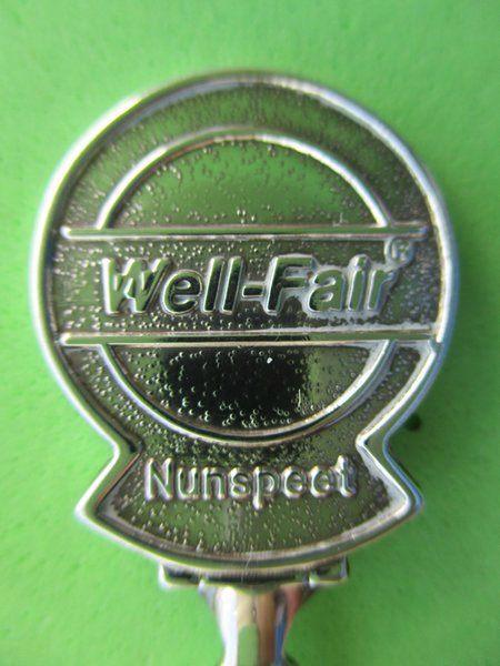 (A2122) Nunspeet Well-Fair ( tel no achterop ), Verzamelen, Porselein, Kristal en Bestek, Gebruikt, Bestek, Overige materialen
