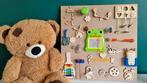 Sensorisch bord /manipulatiebord / Busy board 60x61 cm /Het, Kinderen en Baby's, Speelgoed | Houten speelgoed, Nieuw, Ophalen