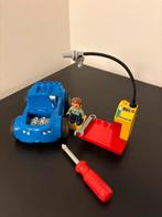 Duplo Garage met Auto en Figuur, Kinderen en Baby's, Speelgoed | Duplo en Lego, Ophalen of Verzenden, Zo goed als nieuw, Complete set