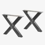 Stevigetafelpoten industrieel kruis, Huis en Inrichting, Ophalen, Tafelpoot, 50 tot 100 cm, Vierkant