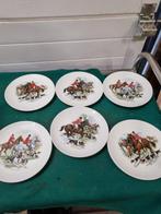 gebaksborden met jacht tafareel 6x marktreuhten bavaria, Huis en Inrichting, Keuken | Servies, Ophalen of Verzenden