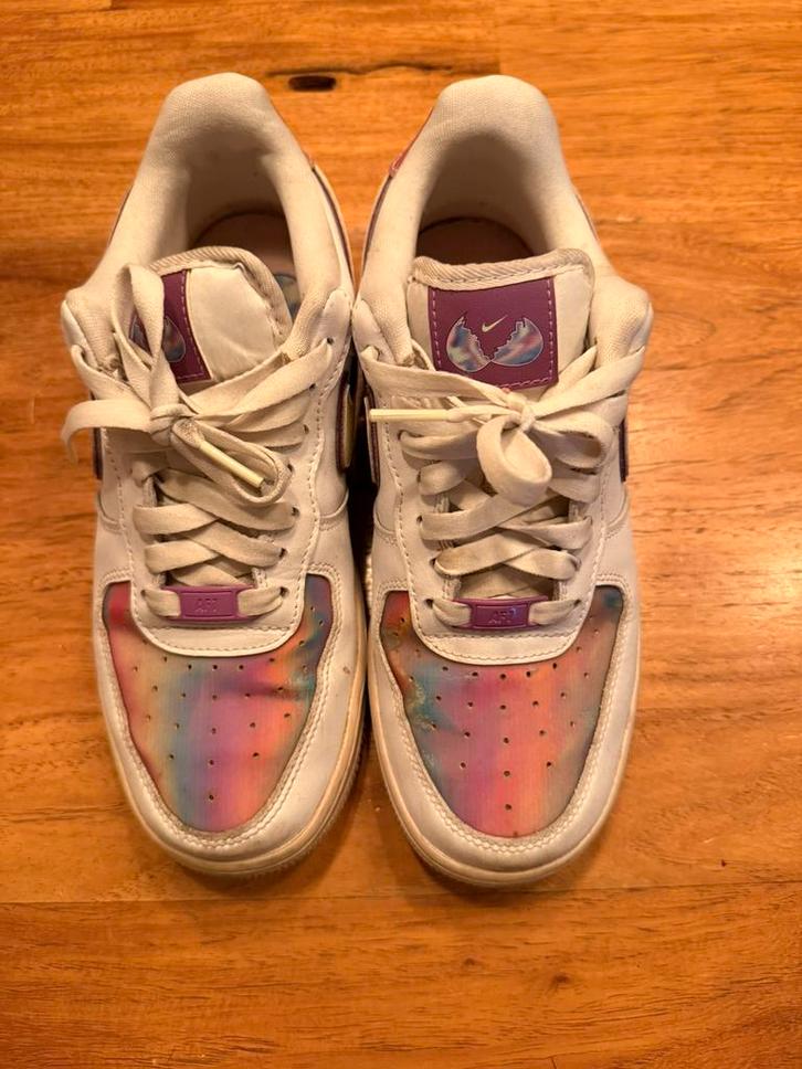 Nike Air Force 1 Limited Edition Easter, Kleding | Dames, Schoenen, Gedragen, Sneakers of Gympen, Wit, Ophalen of Verzenden