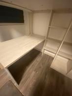 Witte hoogslaper 200 x 80, Huis en Inrichting, Slaapkamer | Stapelbedden en Hoogslapers, Ophalen, Hoogslaper, Eenpersoons, Minder dan 160 cm