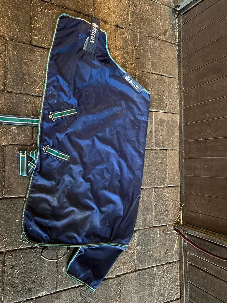 Bucas smartex rain 4’9” (145), Dieren en Toebehoren, Paarden en Pony's | Dekens en Dekjes, Zo goed als nieuw, Deken, Ophalen of Verzenden