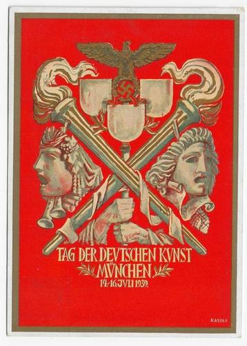 323) Propagandakaart: Tag der Deutschen Kunst 1939 beschikbaar voor biedingen