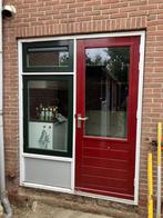 Hardhouten kozijn met ventilatierooster, Ophalen, Gebruikt, Deurkozijn, 150 tot 225 cm
