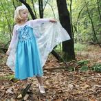 Voordeelpakket Frozen Elsa jurk + accessoires - maat 122/140, Kinderen en Baby's, Carnavalskleding en Verkleedspullen, Nieuw, Meisje