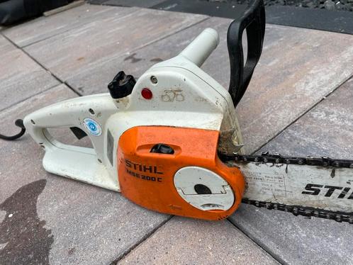 Stihl MSE 200C electrische kettingzaag, Doe-het-zelf en Verbouw, Gereedschap | Zaagmachines, Gebruikt, Kettingzaag, 1200 watt of meer