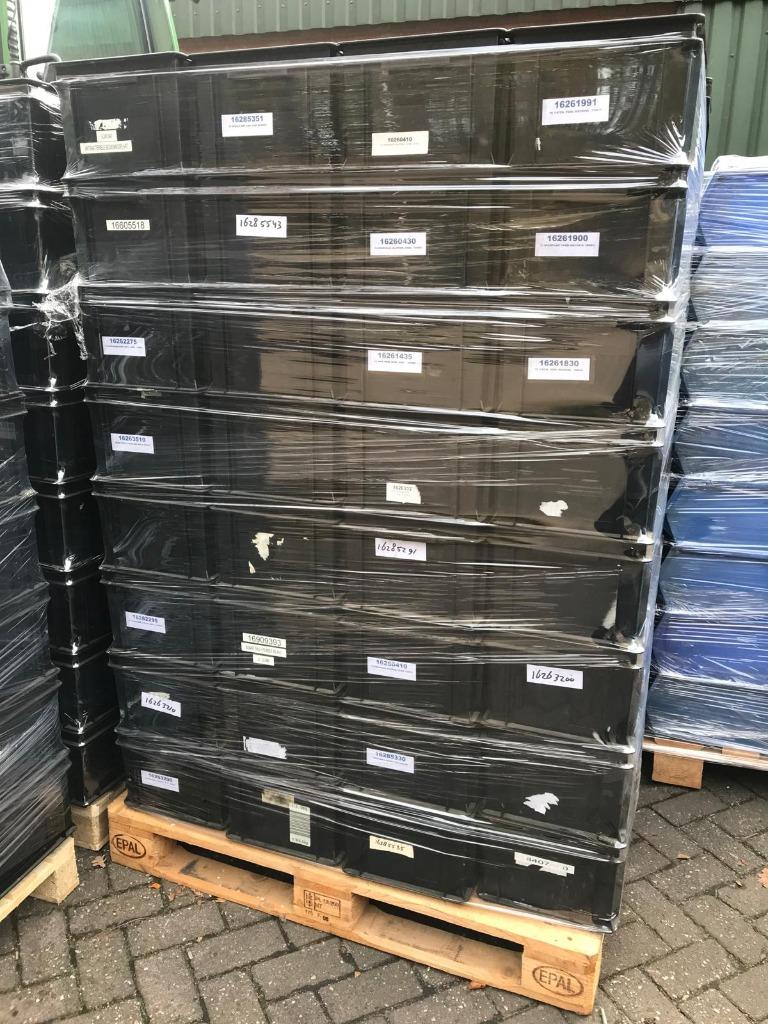 Stapelbakken / magazijnbakken 40 x 30 x 22 cm € 2,73 pst., Zakelijke goederen, Kantoor en Winkelinrichting | Magazijn, Stelling en Opslag