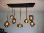 Hanglamp Brady 7-lichts - Smoke Glass, Huis en Inrichting, Lampen | Hanglampen, Ophalen, Nieuw, Glas, 75 cm of meer