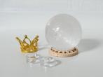 Bergkristal bol met houders, Sieraden, Tassen en Uiterlijk, Edelstenen, Verzenden, Zo goed als nieuw