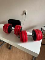 Dumbbell & Barbell Set 30 KG, Ophalen, Zo goed als nieuw, Rug, Halterset