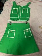 Groene tweedelige set - By Clara Paris, Kleding | Dames, Verzenden, Nieuw, Maat 36 (S), Boven de knie