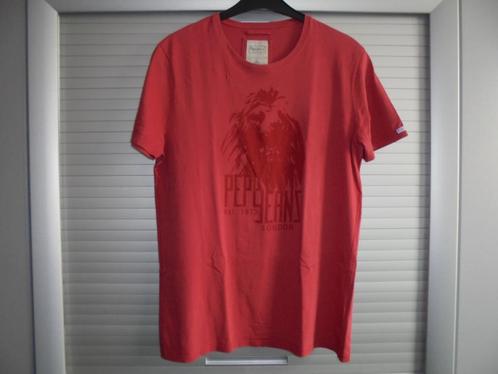 Pepe Jeans London shirt rood maat XL, Kleding | Heren, T-shirts, Zo goed als nieuw, Maat 56/58 (XL), Rood, Ophalen of Verzenden